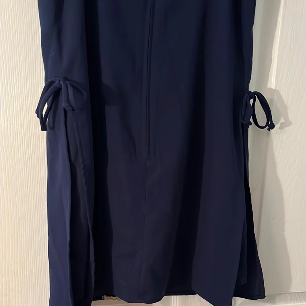Lilly Pulitzer Navy Blue Romper with Gold Embroidery size 0 - Picture 7 of 7